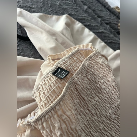 SHEIN Size Medium Beige Dress - Picture 2 of 2